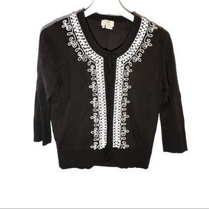 Kate Spade Embellished Cardigan Sweater Size M